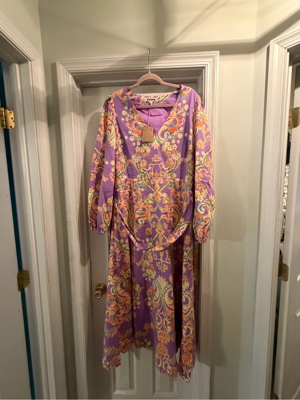 Boden FLORENCE LINEN BLEND DRESS - Picture 2 of 7